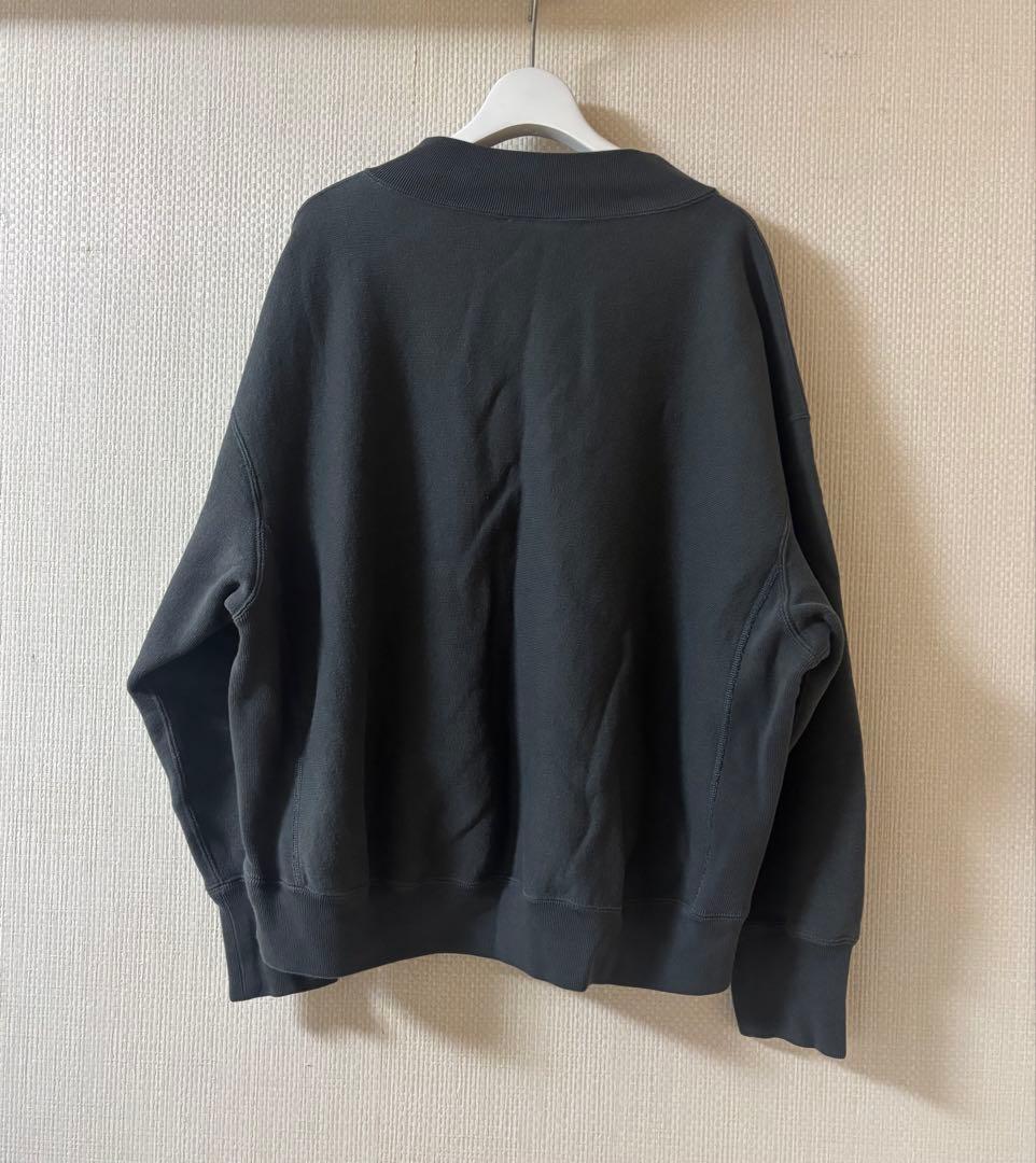 Framework Champion 別注ハーフジップ リバースウィーブ グレー