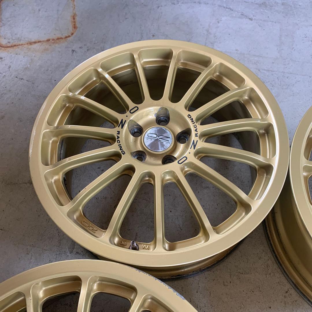 17インチアルミホイール4本セット　OZ RACING プリウス 中古品