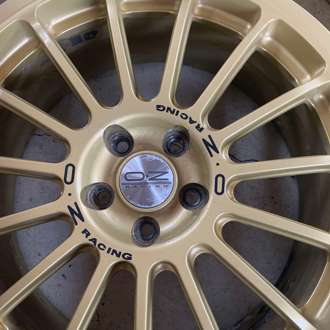 17インチアルミホイール4本セット　OZ RACING プリウス 中古品