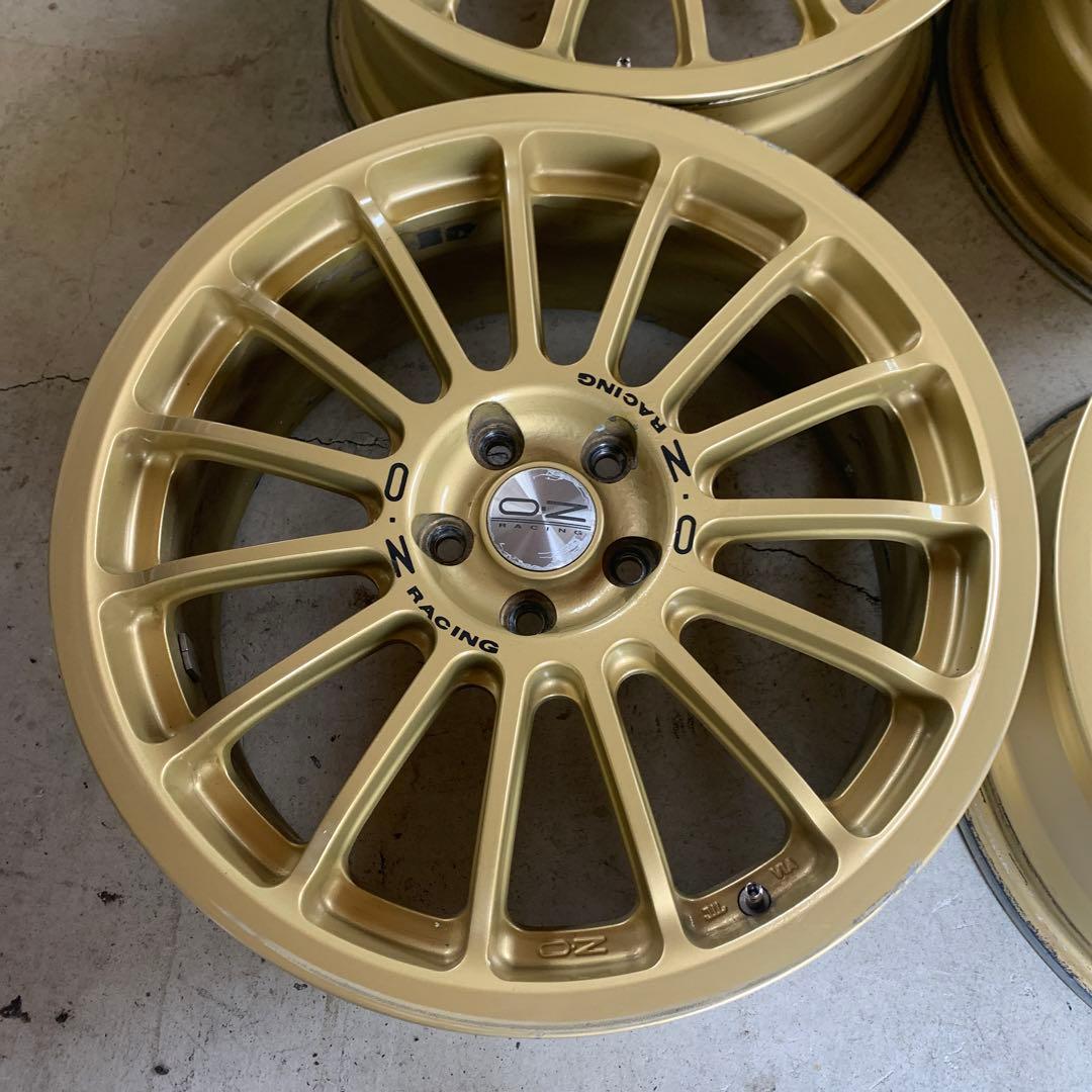 17インチアルミホイール4本セット　OZ RACING プリウス 中古品