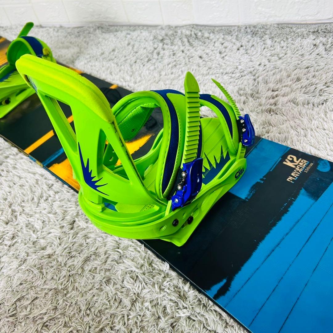 【初心者おすすめ】K2 プレイバック バートン スノーボード セット 158cm