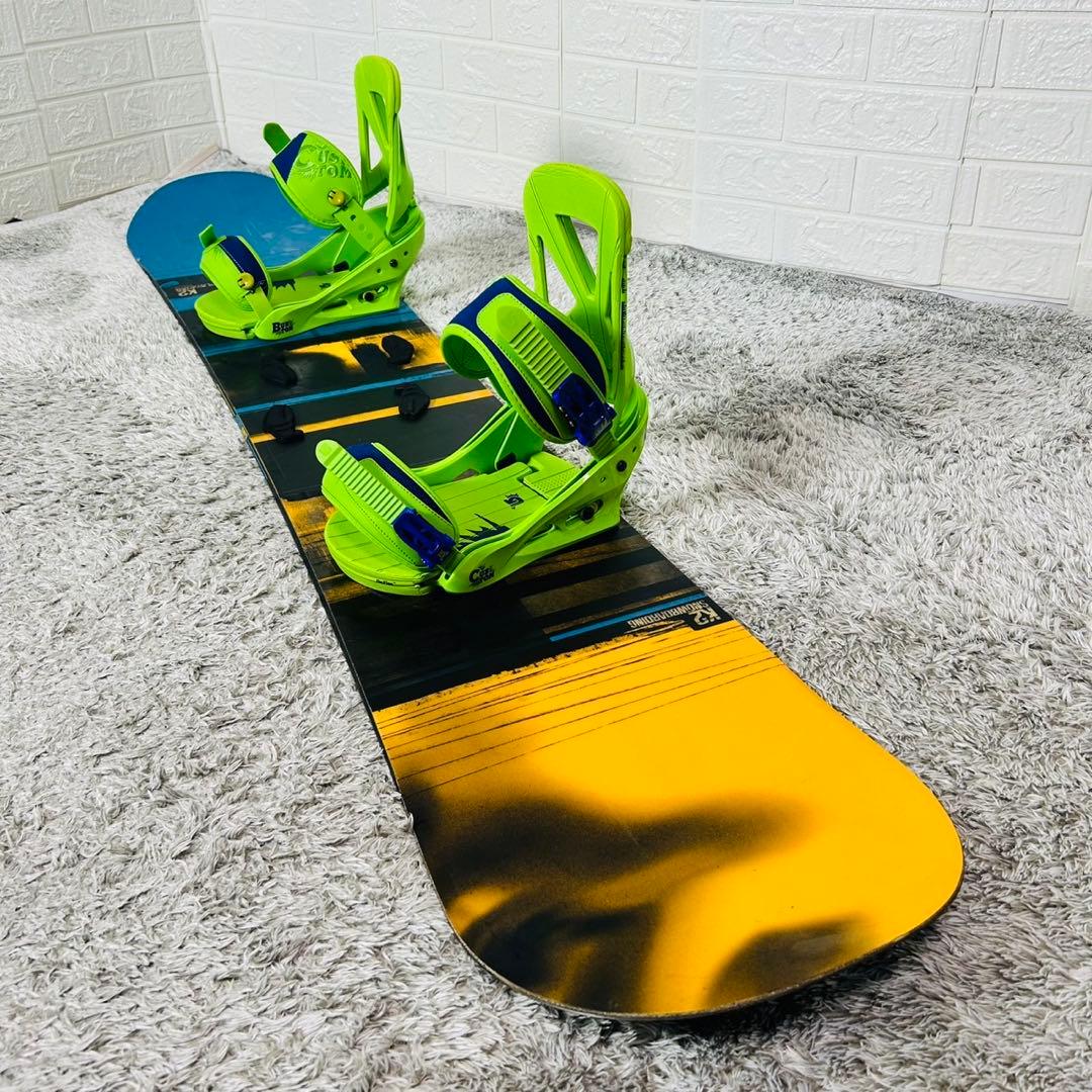 【初心者おすすめ】K2 プレイバック バートン スノーボード セット 158cm