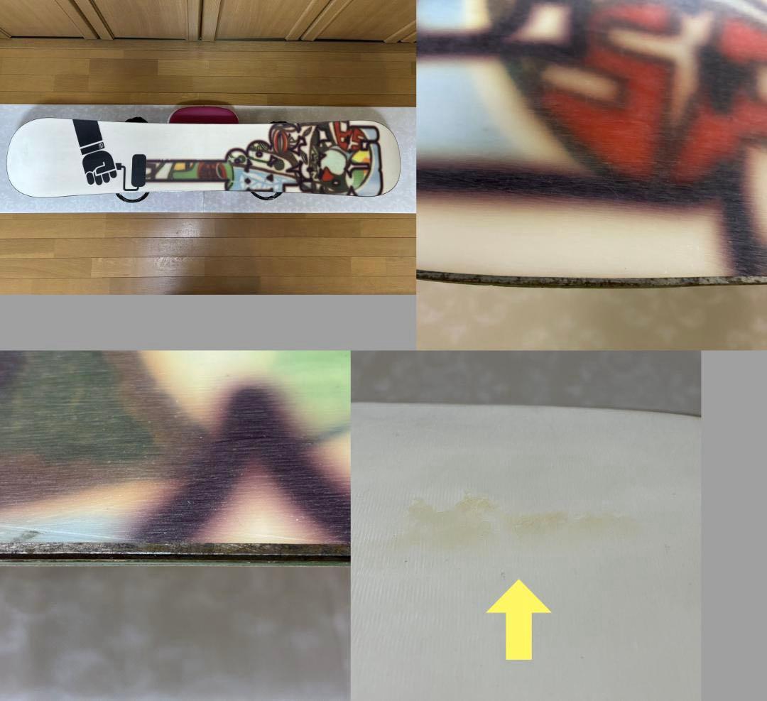 スノーボードSALOMON ビンディングFLUX ブーツHEAD ケース付