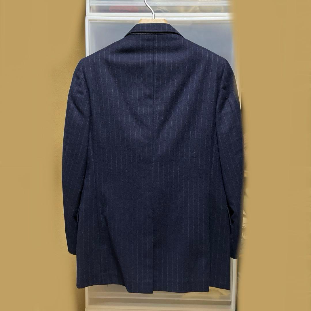 美品 70〜80s Kent 2B 3ピーススーツ チョークストライプ Sサイズ