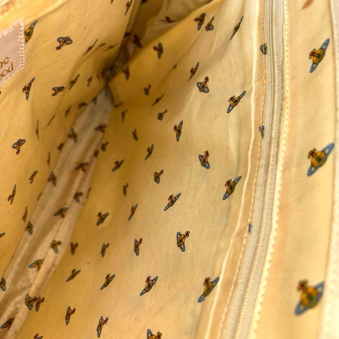 [美品] ヴィヴィアンウエストウッド トート ビジネス A4 オーブ 豹