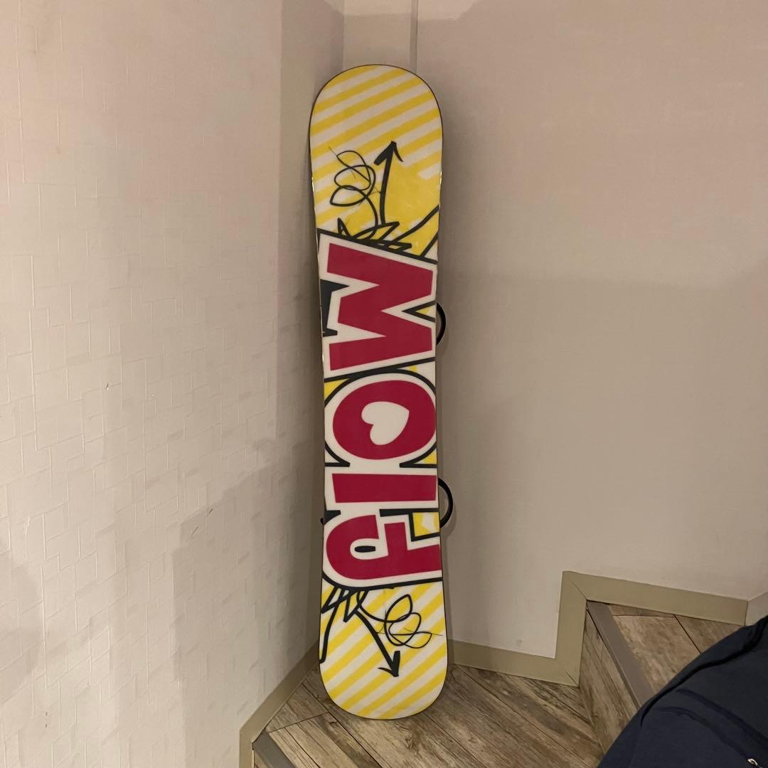 FLOW スノーボード 150cm前後 CSBビンディング ケース付 初心者