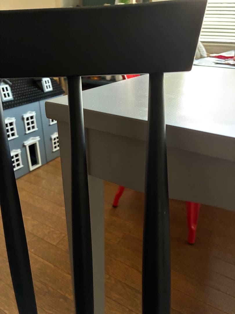 blackcatさん専用★名品)ウィンザースタイルチェア/ブラック黒色