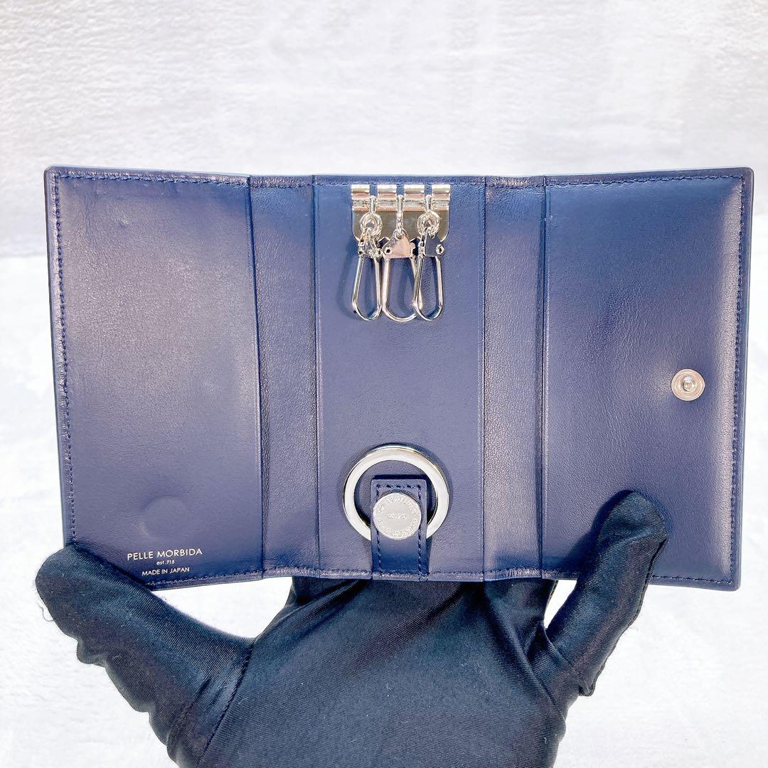 ✨未使用✨PELLE MORBIDA ペッレモルビダ キーケース ラウンド3連