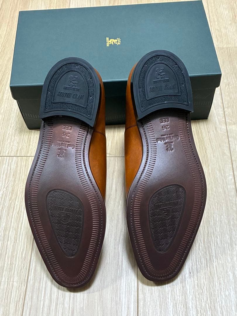 SCOTCH GRAIN 3536 ブラウン シューズ　EEE