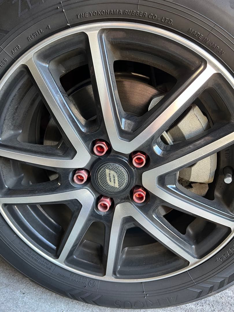 15インチ 5穴・5スポークホイール・2本