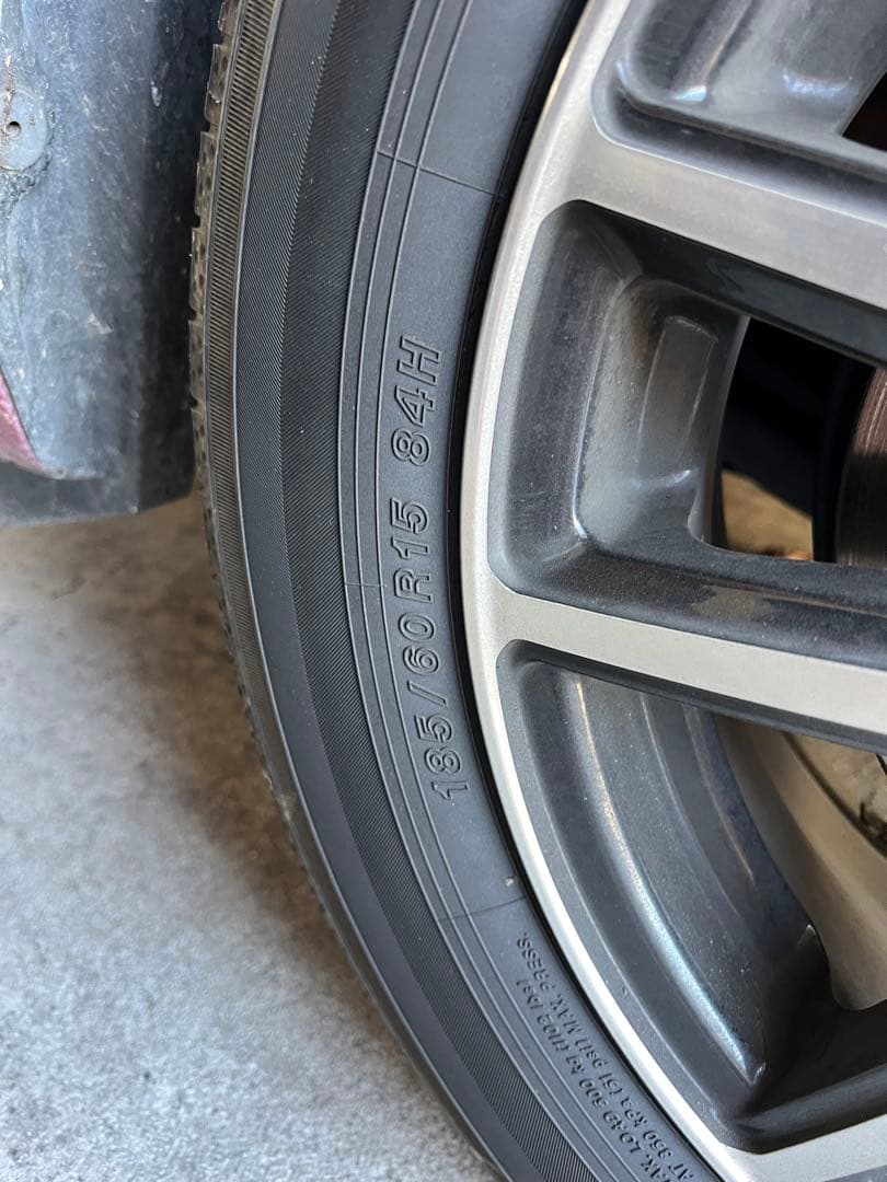 15インチ 5穴・5スポークホイール・2本