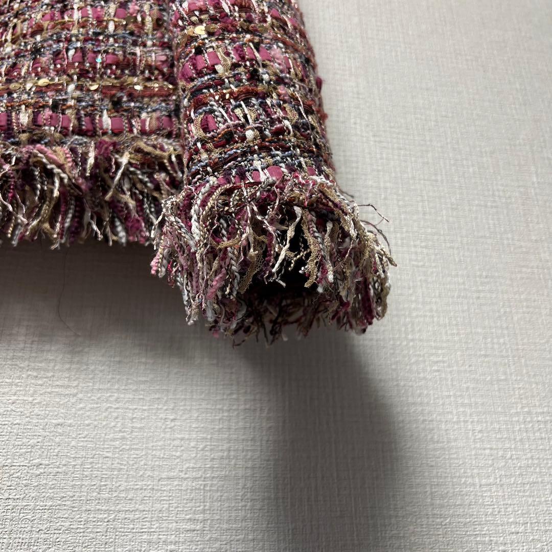 美品✨ CHANEL uniform ミックスツイードジャケット スパンコール