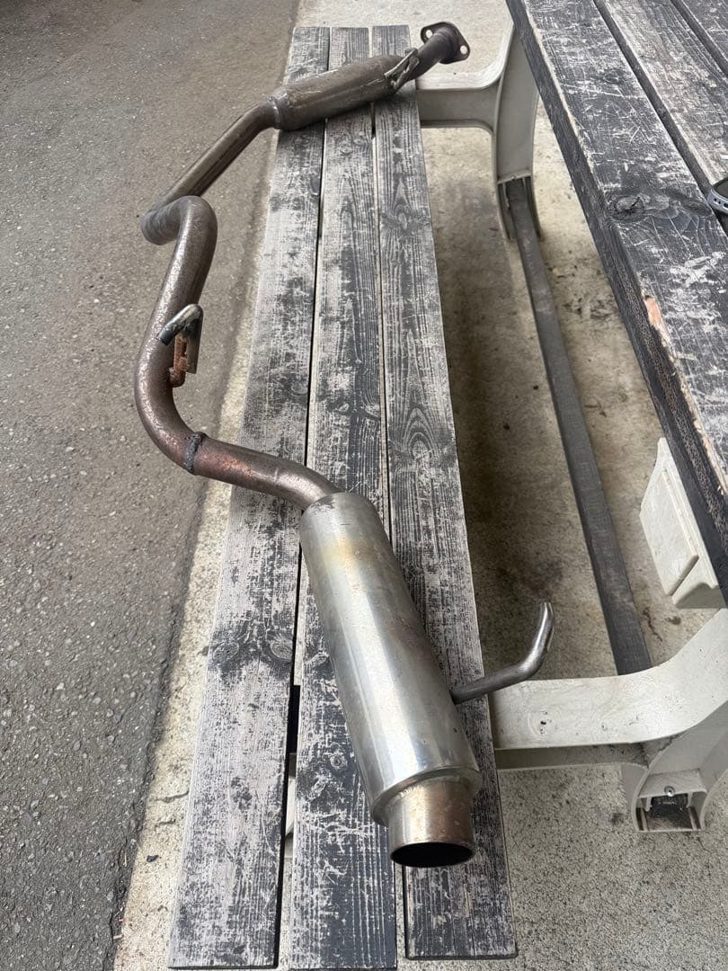 ジムニー　JB23 社外マフラー　ワンオフ製作　中古　8型で使用　東京都手渡し