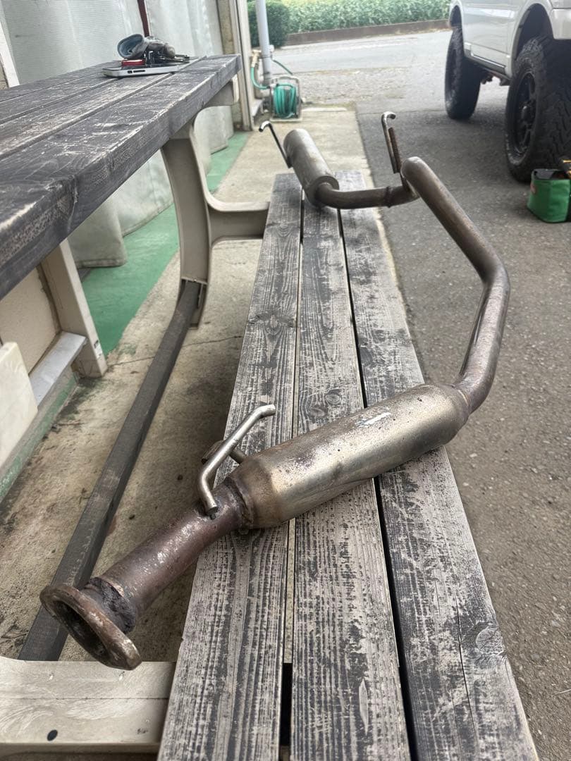 ジムニー　JB23 社外マフラー　ワンオフ製作　中古　8型で使用　東京都手渡し