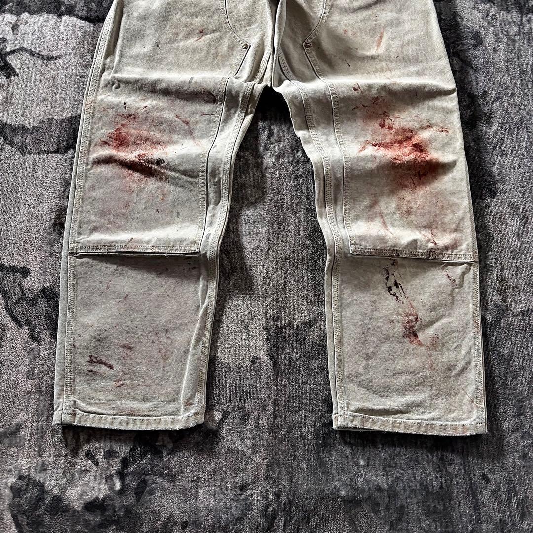 コメ欄セール！ワンランク上のオシャレ 一点物 BO1 ペンキ アート系ダブルニー