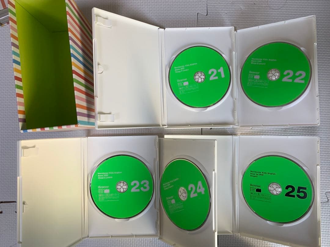 【全巻セット】ベネッセ ワールドワイドキッズ DVD30枚 CD18枚ROM6枚