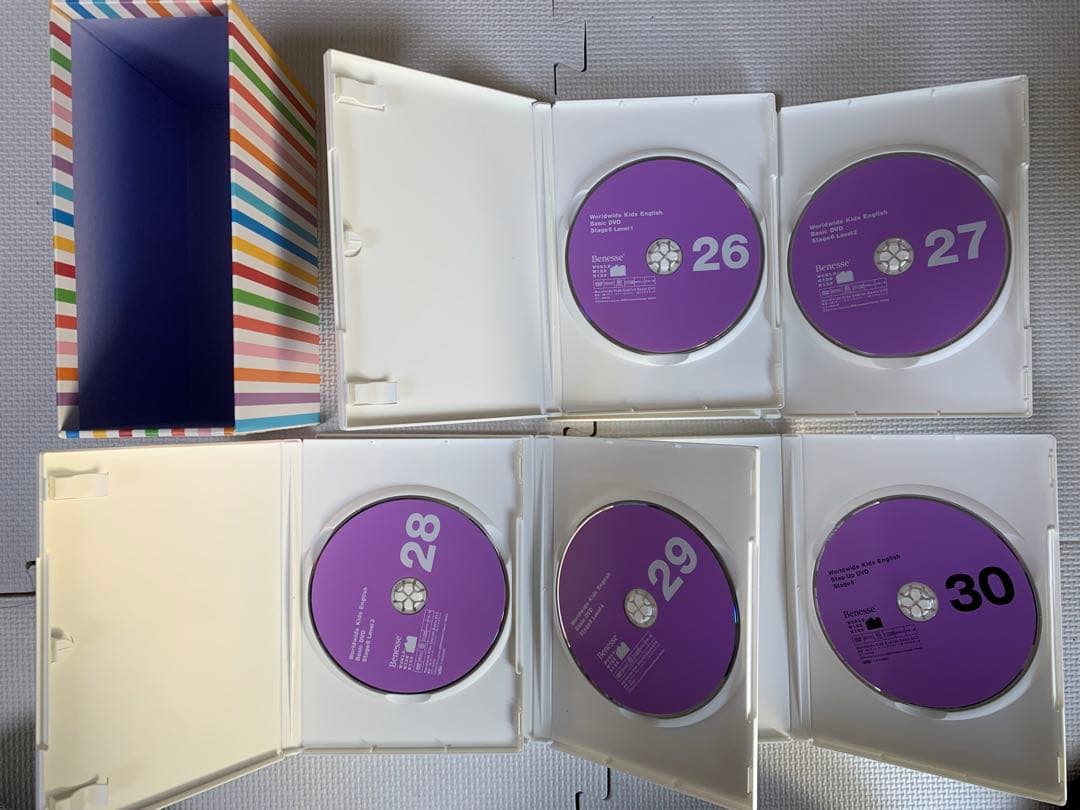 【全巻セット】ベネッセ ワールドワイドキッズ DVD30枚 CD18枚ROM6枚