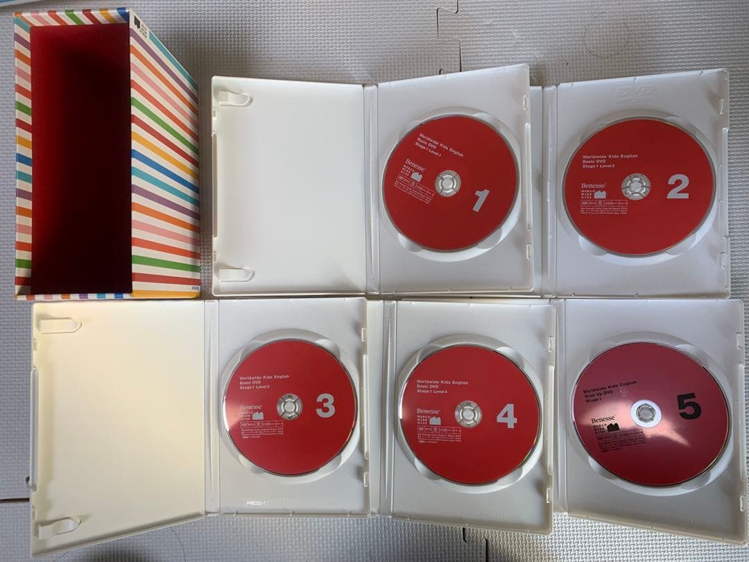 【全巻セット】ベネッセ ワールドワイドキッズ DVD30枚 CD18枚ROM6枚