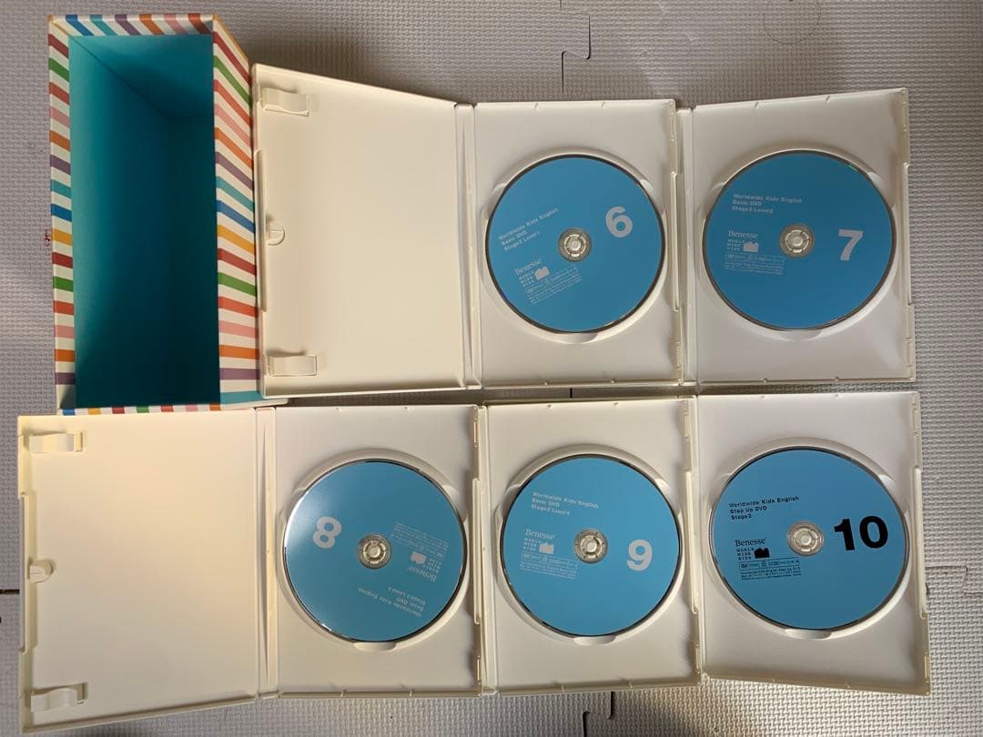 【全巻セット】ベネッセ ワールドワイドキッズ DVD30枚 CD18枚ROM6枚