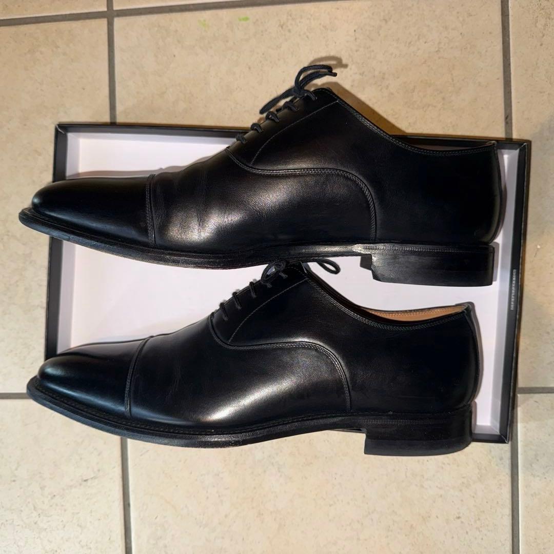 スコッチグレイン 916 ブラックレザー ストレートチップ