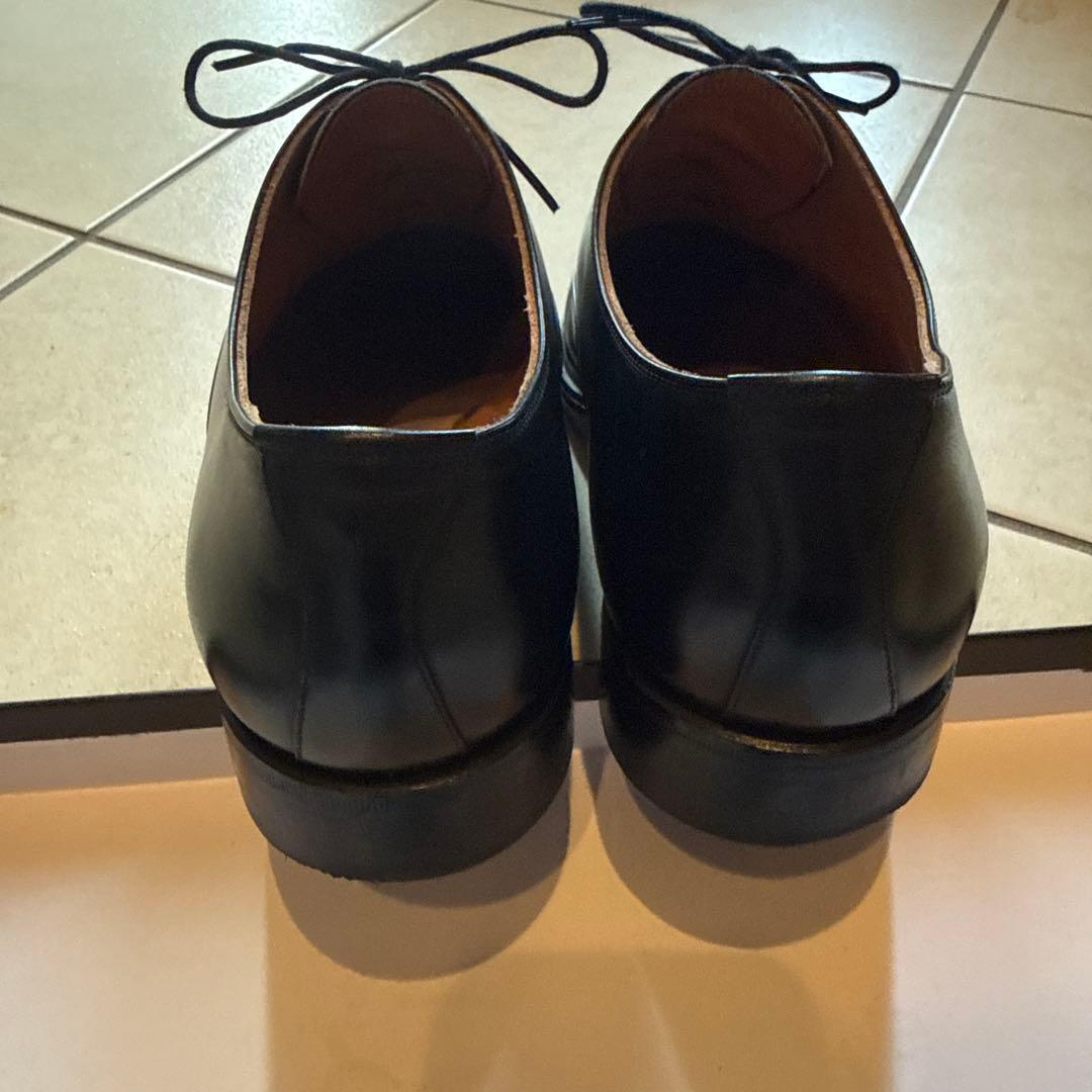 スコッチグレイン 916 ブラックレザー ストレートチップ