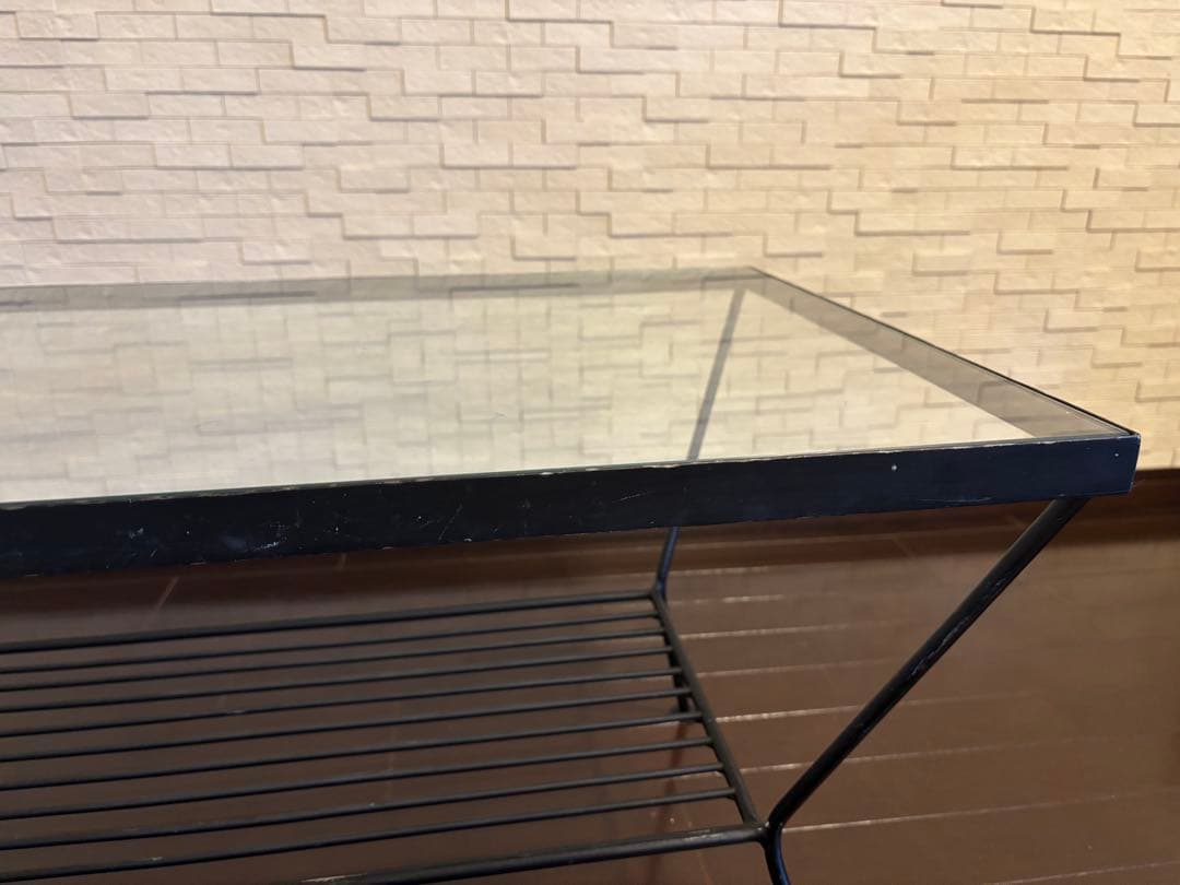 ★よこ★unico(ウニコ) EDDYガラステーブル ローテーブル