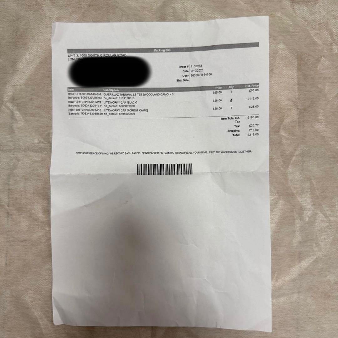 帽子 Corteiz Liteworky Skull Cap