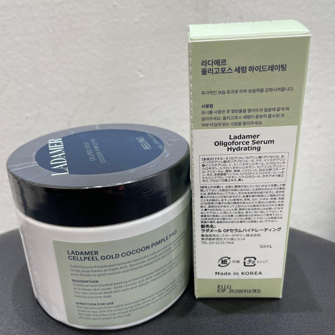 ラダメール　オリゴフォースセラム　ピンプルパッド　セット販売