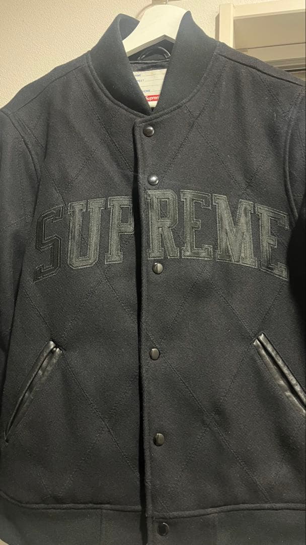 即完売モデル　シュプリーム　アーチロゴ　スタジャン　バーシティジャケット　S