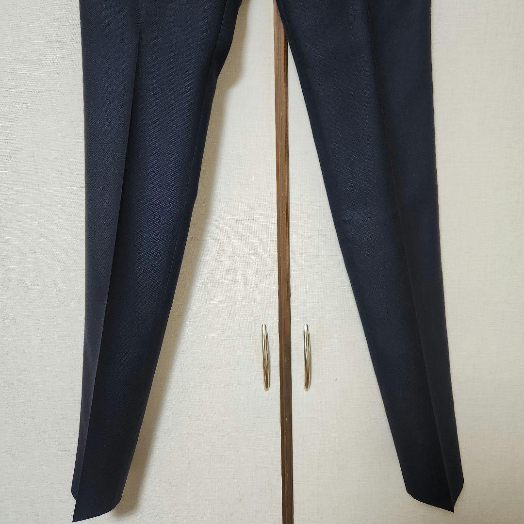 5351 POUR LES HOMMES バーズアイセットアップNAVY裾未処理