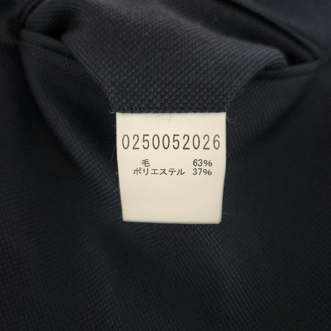 5351 POUR LES HOMMES バーズアイセットアップNAVY裾未処理