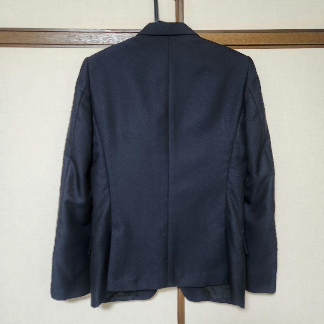 5351 POUR LES HOMMES バーズアイセットアップNAVY裾未処理