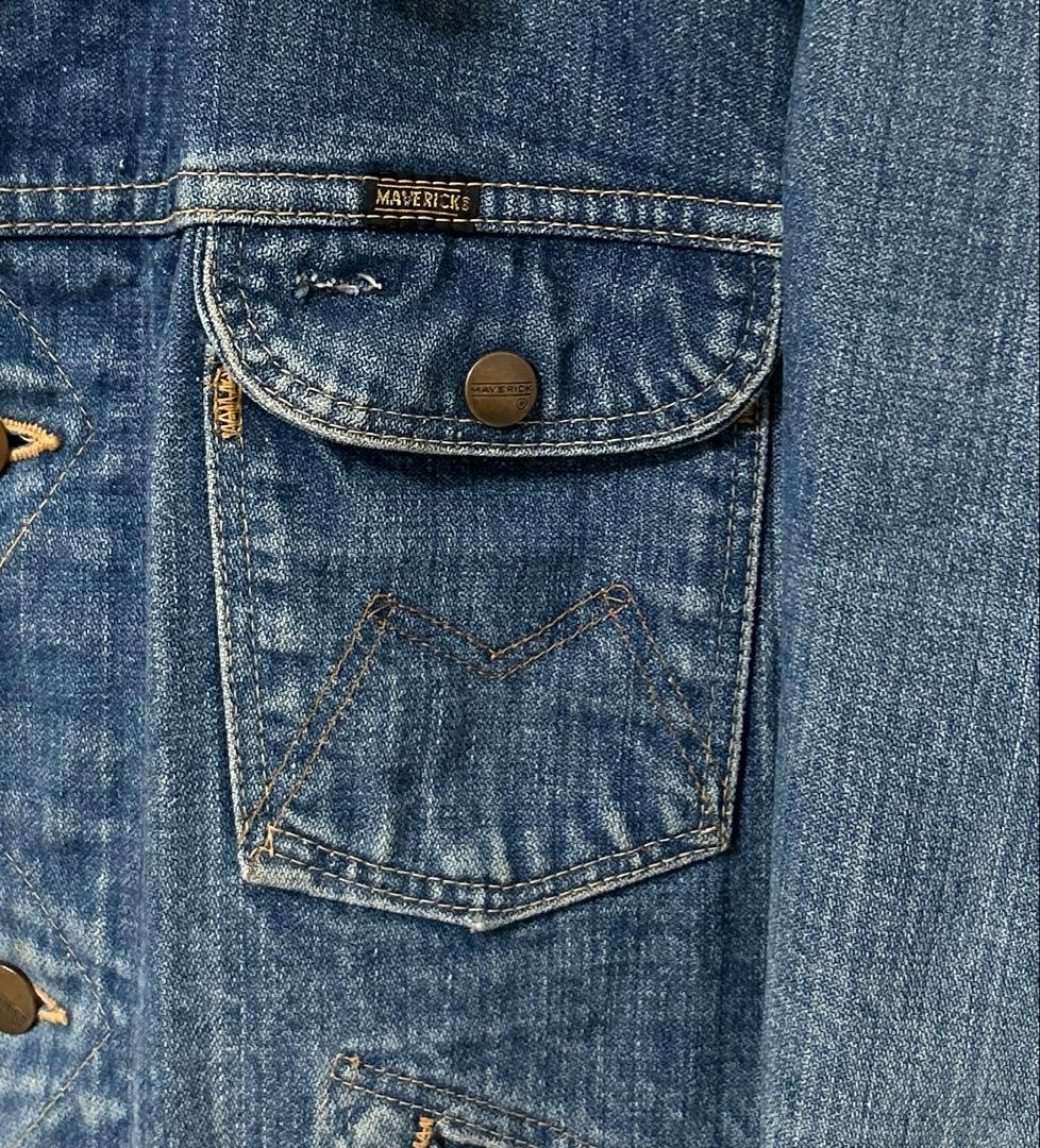 Vintage 70sマーベリック デニムジャケット　L位　USA製