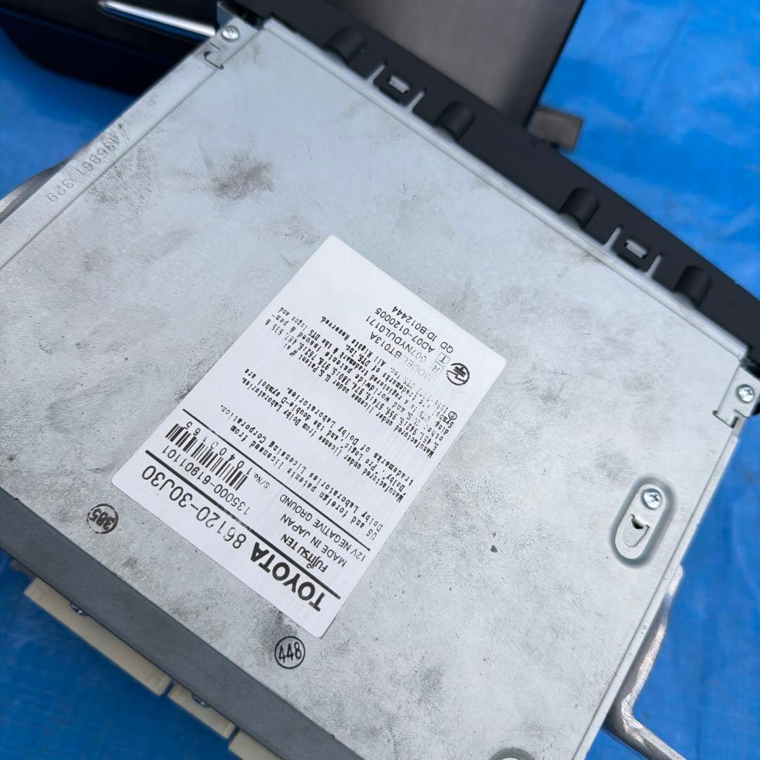 トヨタ純正クラウン 200系 GRS204 HDDナビモニター ユニット