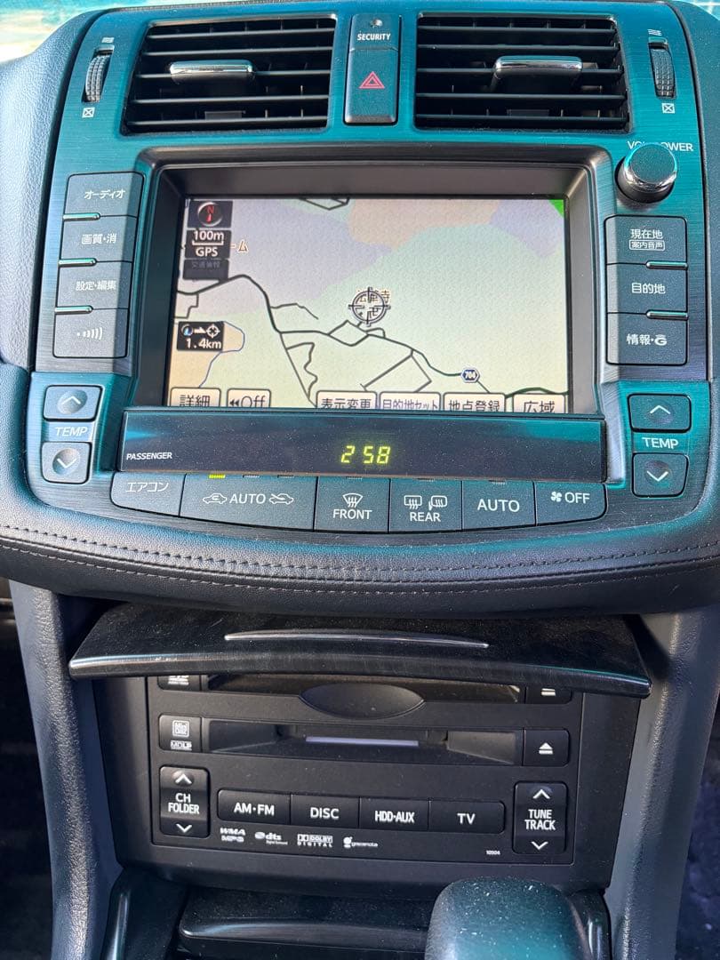 トヨタ純正クラウン 200系 GRS204 HDDナビモニター ユニット