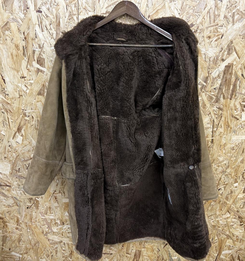 イタリア製 VINCI shearling 高級リアルムートンコート100%本革