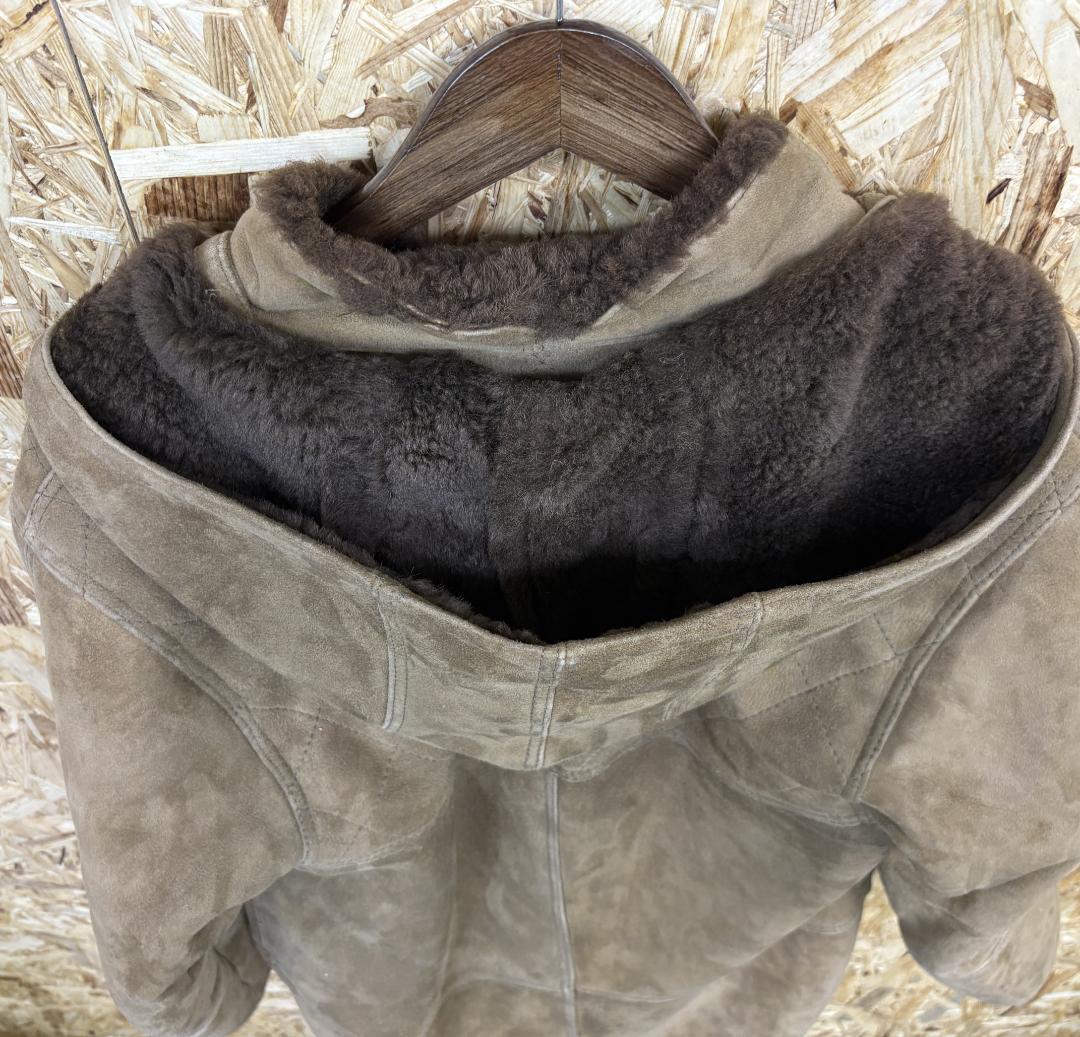 イタリア製 VINCI shearling 高級リアルムートンコート100%本革