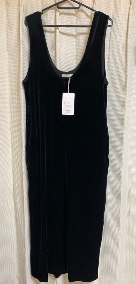 ワンピース anuke velour uneck onepiece