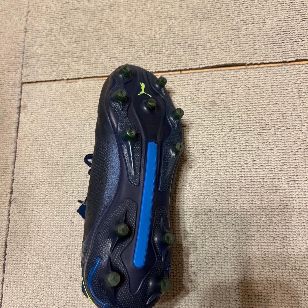 ネイビー/ライム スパイクシューズ