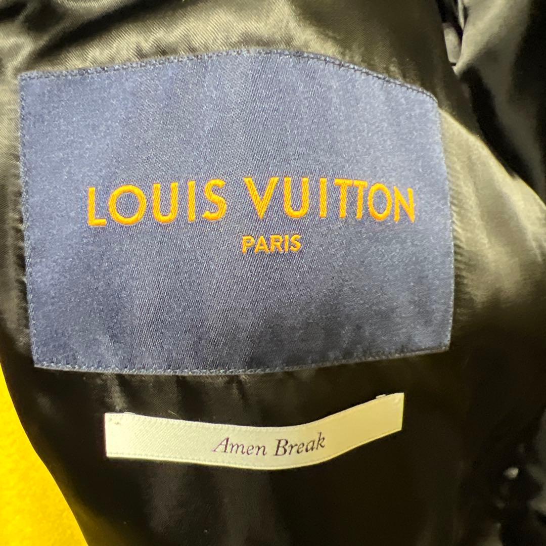 Louis Vuitton レザー エンブロイダリー バーシティ ジャケット
