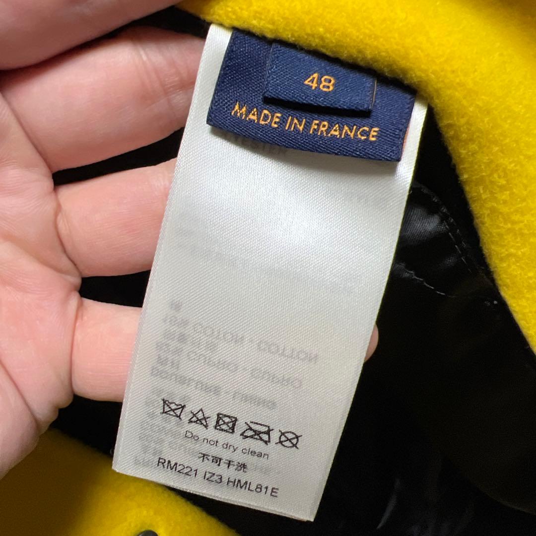 Louis Vuitton レザー エンブロイダリー バーシティ ジャケット