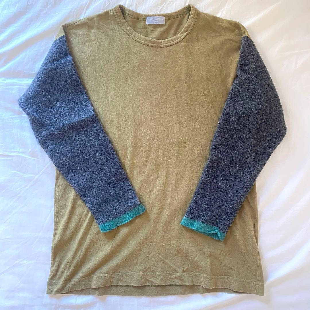 【田中オム】　コムデギャルソン　オム　AD1996 カットソー　ニット　切り替え