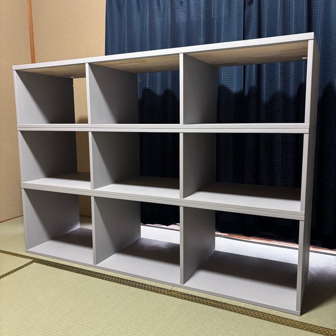 ハンドメイド　格子型　本棚　オーダー受け付けます