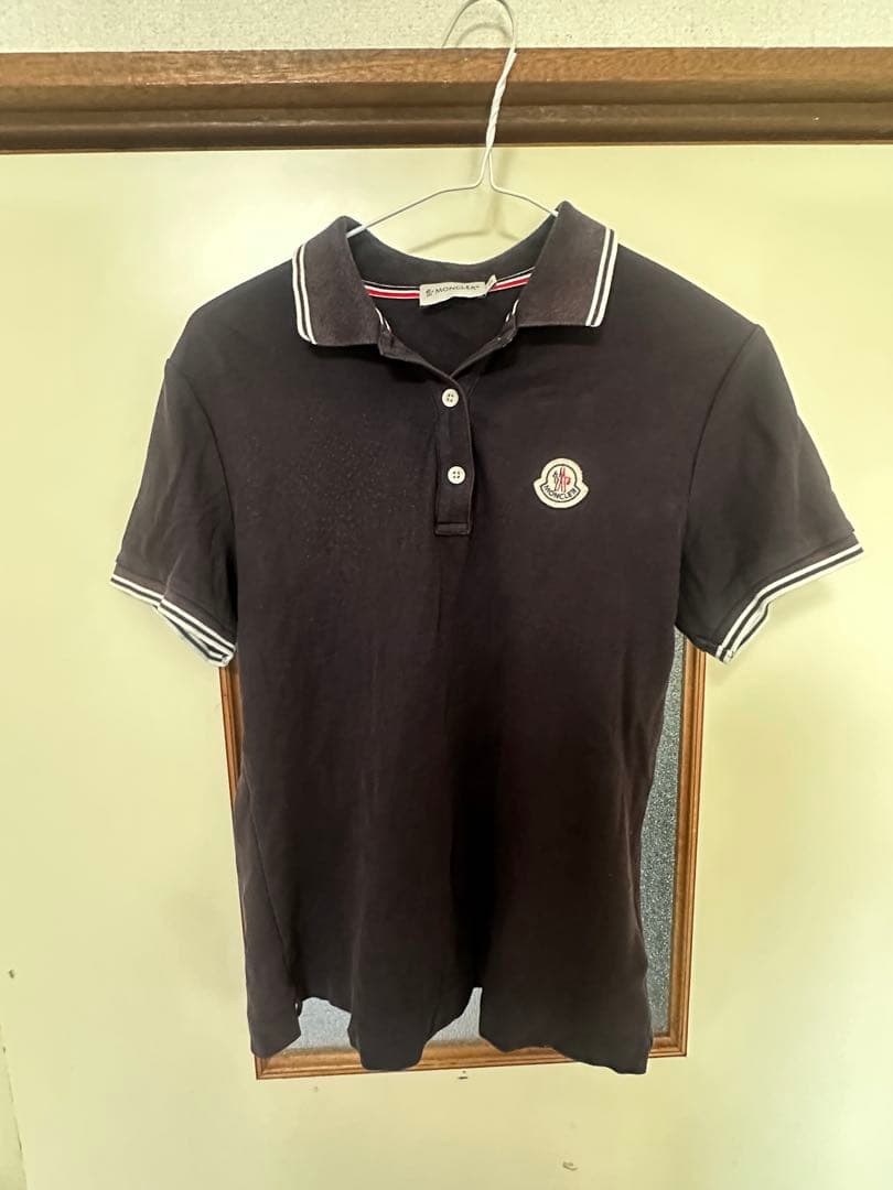 m*t様 MONCLER ダークネイビー ポロシャツ S