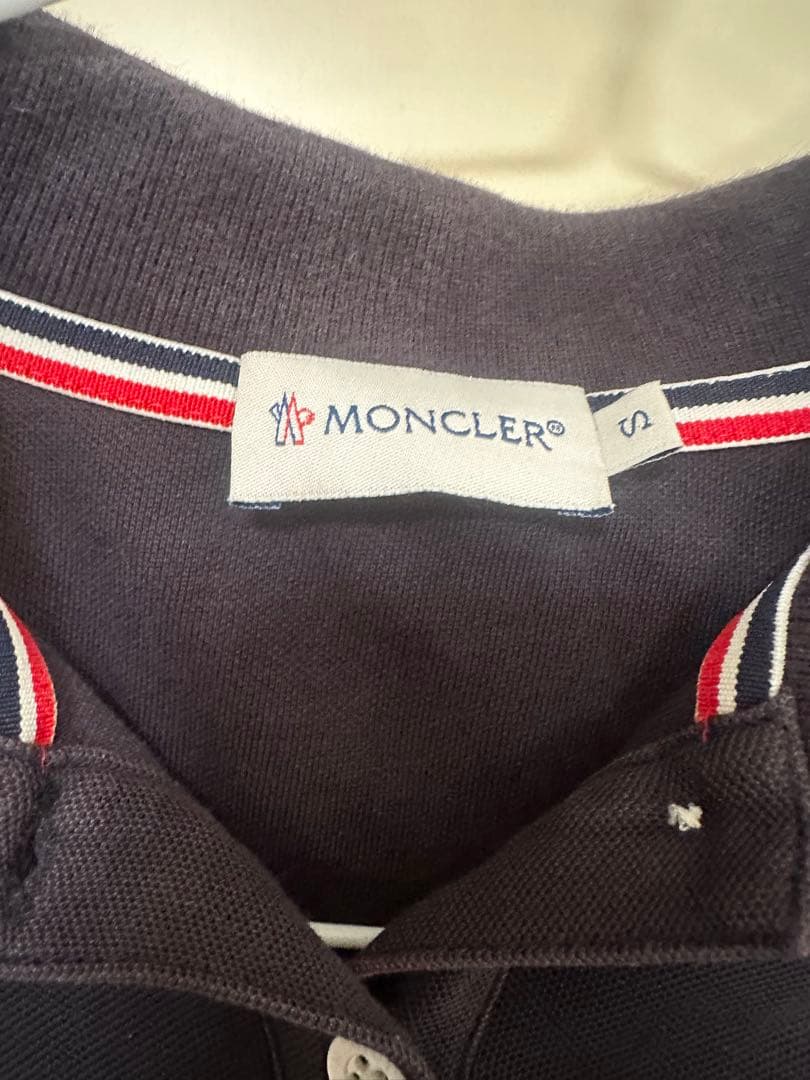 m*t様 MONCLER ダークネイビー ポロシャツ S