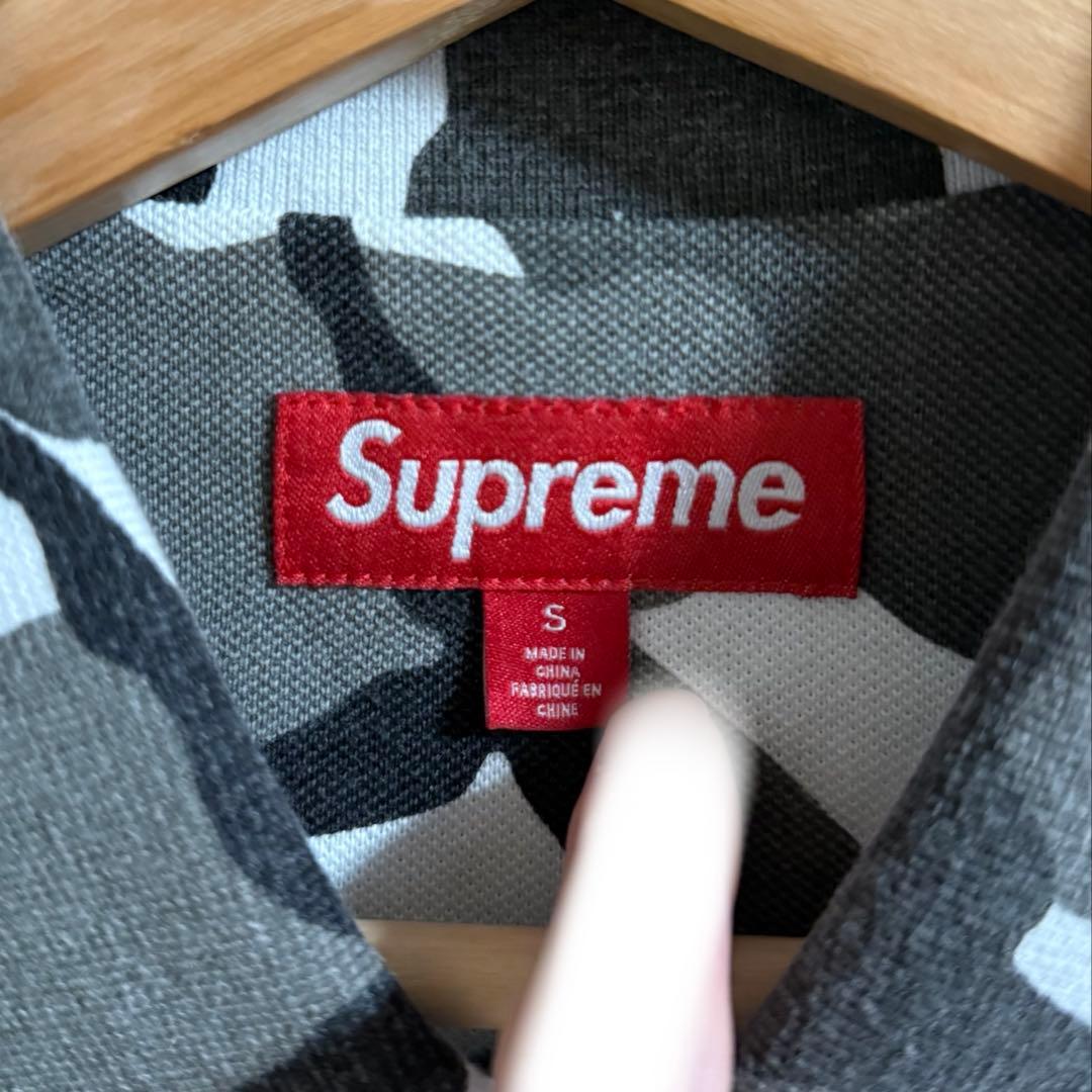 Supreme Washed Camo Polo・S