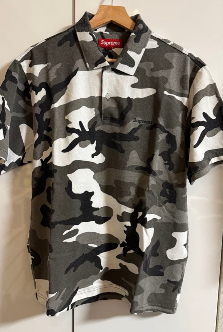 Supreme Washed Camo Polo・S