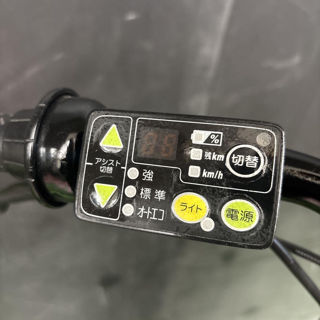 電動自転車 YAMAHA PAS Babby キミドリ 3人乗り対応　31★