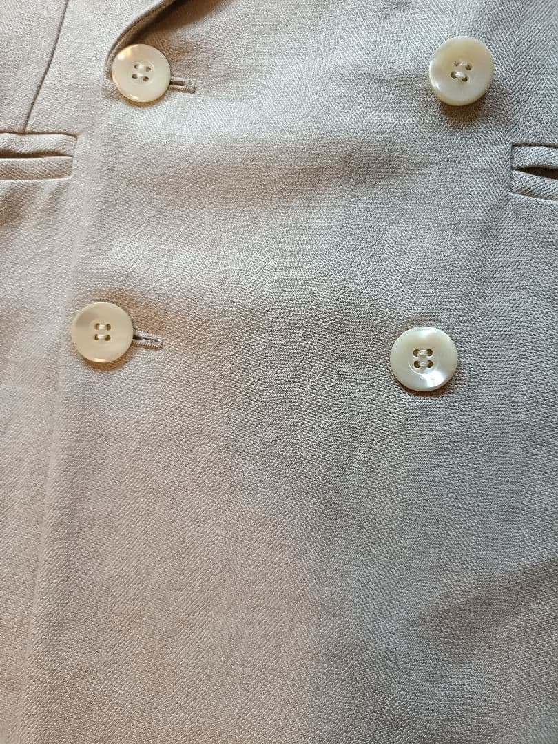 Chaos(カオス)　リネンヘリンボンジャケット　ベージュ55