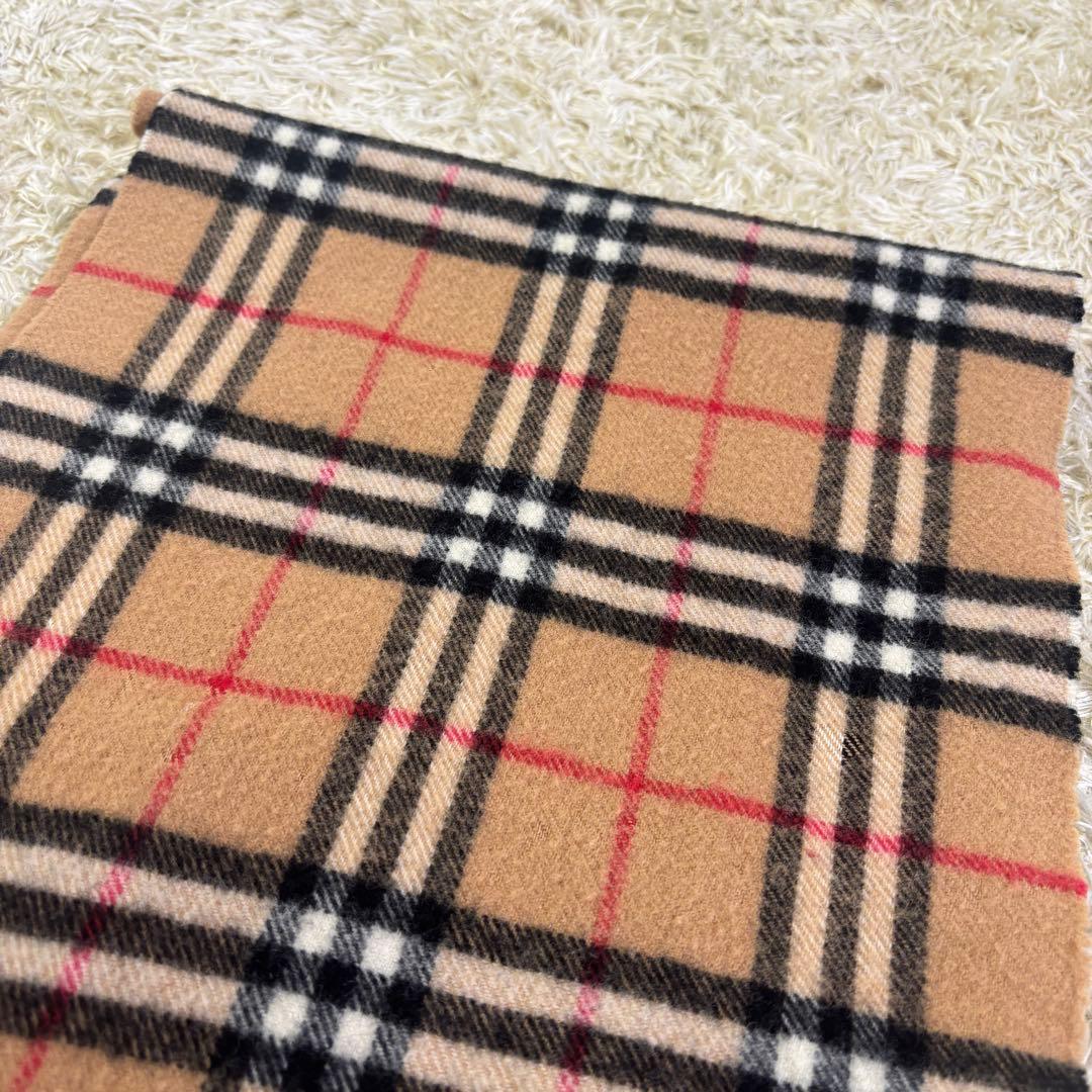 バーバリーロンドン　ノバチェック　イギリス製　ウール100% ロングマフラー